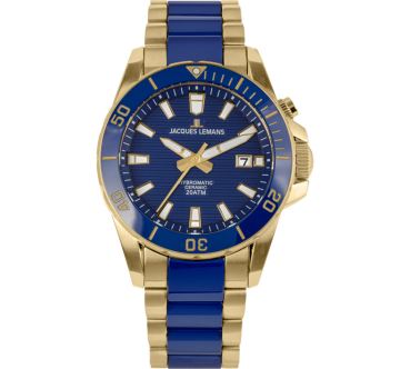 Jacques Lemans Hybromatic 1-2222E Herren Uhr Automatikuhr 20Bar